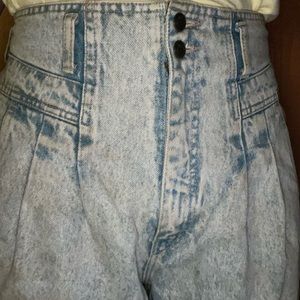 Acid Wash eta1988-199- 1990sVintage Grunge Jeans | Vintage Brittania High Waist